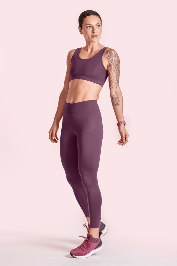 Conjunto Top e Calça Legging Recortes